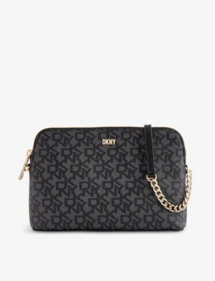 DKNY BRYANT-DOME CROSSBODY-SUTTON, Black Women's Across-body Bag