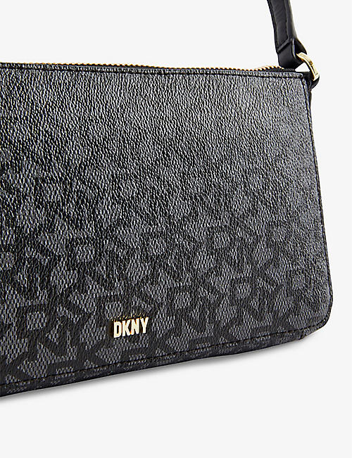 DKNY Pouch Bag black themed print casual look Bags Pouch Bags 