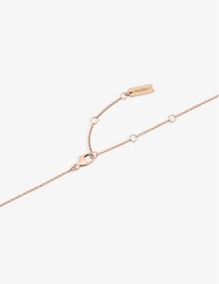 MESSIKA: Move Uno 18ct rose-gold and 0.10ct diamond necklace
