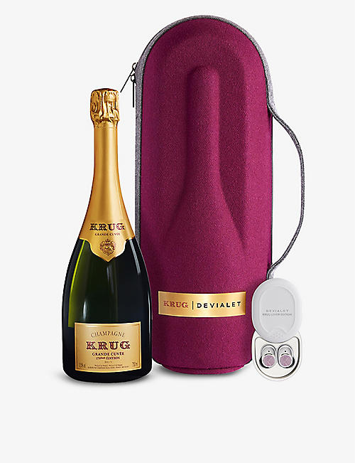 KRUG: Krug x Devialet Grande Cuvée 170ème Edition brut champagne with headphones 750ml