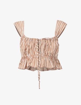 Ciao Lucia Cineta Top In Stripe