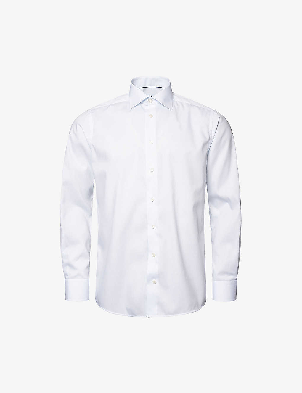 Eton Contemporary-fit Striped Twill Shirt In Light Blue