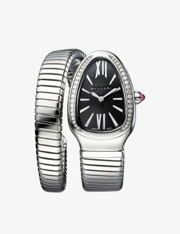Serpenti Tubogas stainless-steel quartz watch