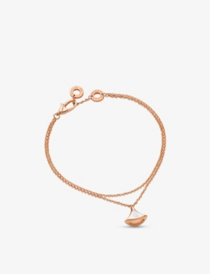 Bvlgari Womens Rose Gold Diva's Dream 18ct Rose-gold Bracelet