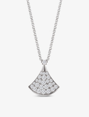 BVLGARI: Divas' Dream 18ct white-gold and 0.47ct diamond necklace