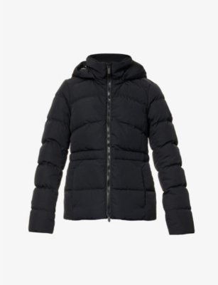 Canada Goose Womens Black - Noir Aurora Hooded Shell-down Jacket