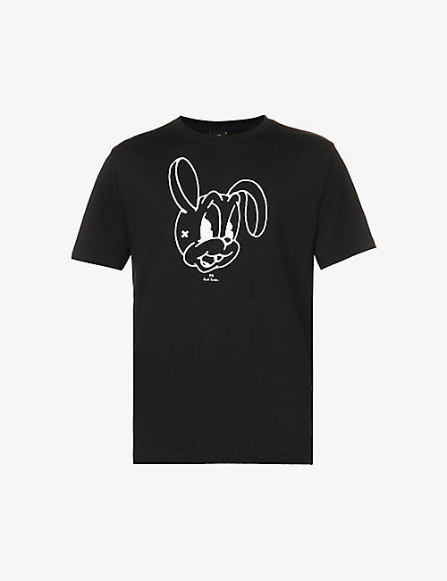 PS BY PAUL SMITH: Rabbit relaxed-fit organic-cotton jersey T-shirt