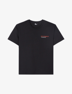 THE KOOPLES - Slogan-print cotton-jersey T-shirt