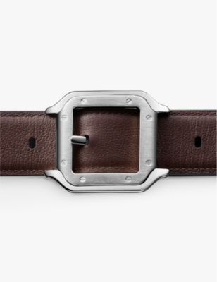 CARTIER Santos de Cartier leather belt