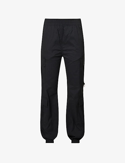 WEWOREWHAT: Utility high-rise stretch-woven jogging bottoms
