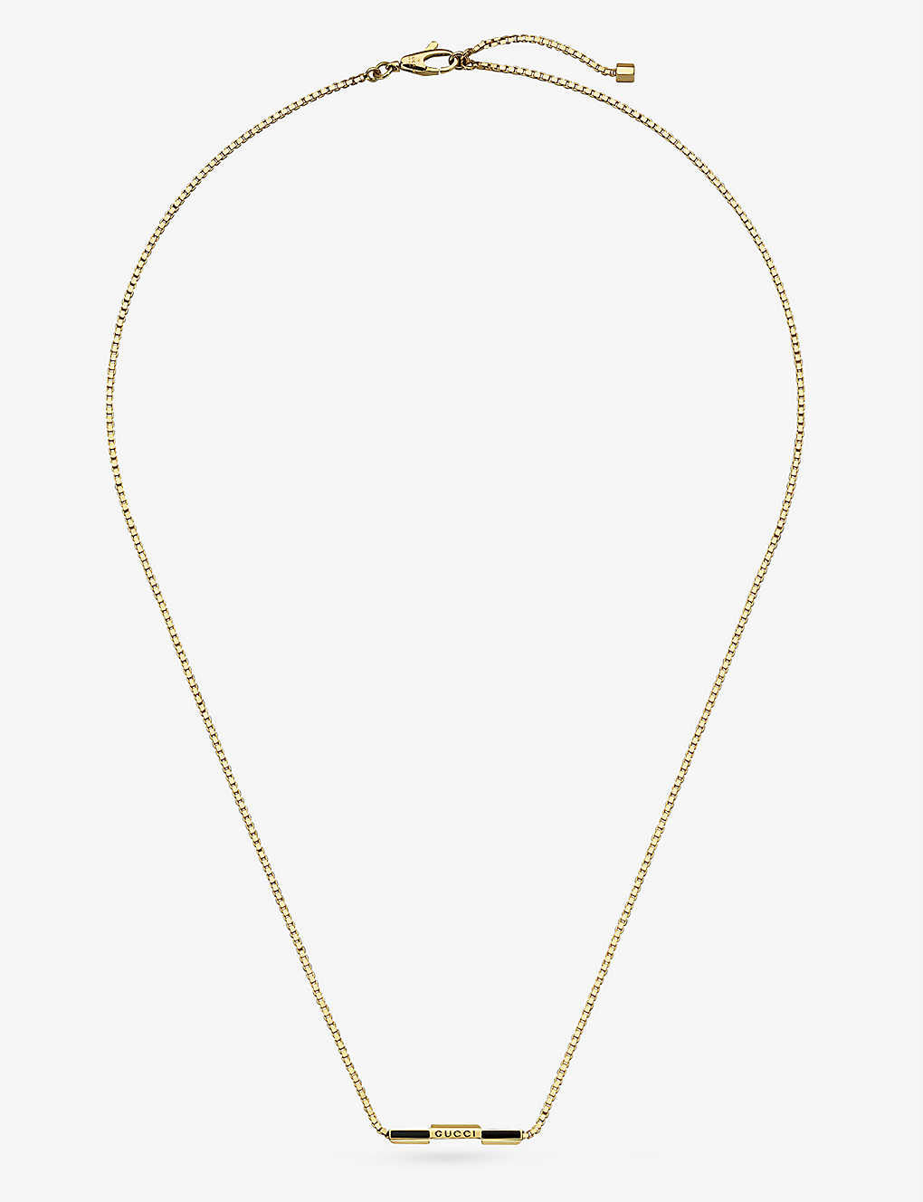 Gucci Link To Love 18ct Yellow-gold Necklace In Yellow Gold