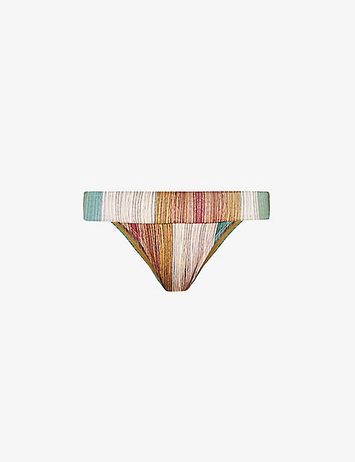 GRACEJACOB: Marge striped bikini bottoms