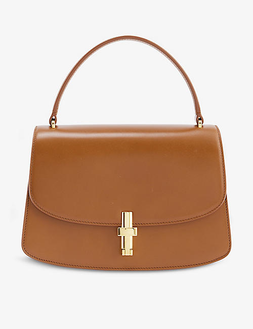 THE ROW: Sofia 8.75 leather top-handle bag