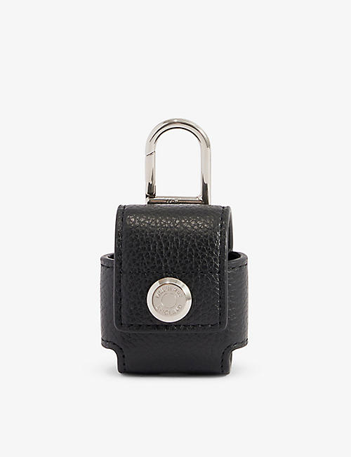 MULBERRY: Press Stud leather AirPods case