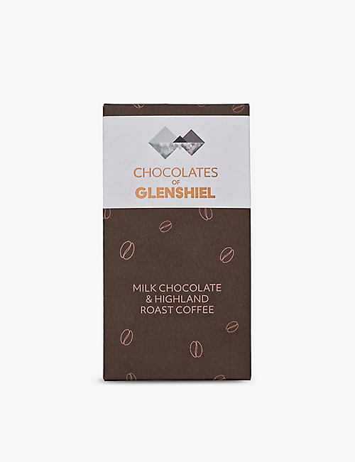 CHOCOLATE OF GLENSHIEL：Chocolates of Glenshiel 牛奶和Highland 炒咖啡巧克力 70 克
