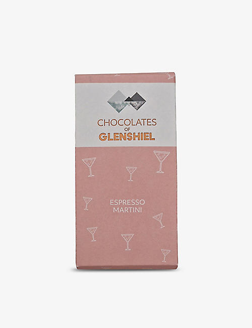CHOCOLATE OF GLENSHIEL: Chocolates of Glenshiel espresso martini chocolate bar 70g