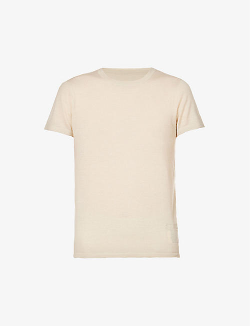 FRENCKENBERGER: Perfect brushed cashmere knitted T-shirt