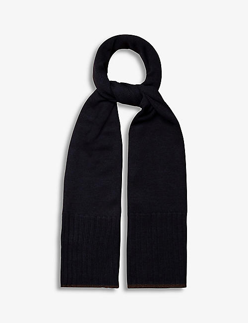 ETON: Striped wool scarf