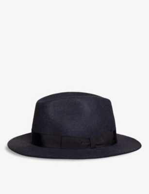 ETON: Crushable wool fedora hat
