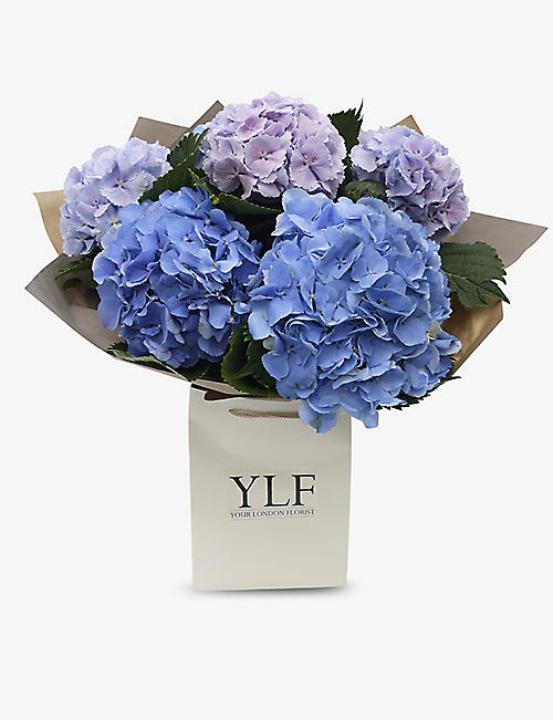 YOUR LONDON FLORIST: Blue hydrangea bouquet