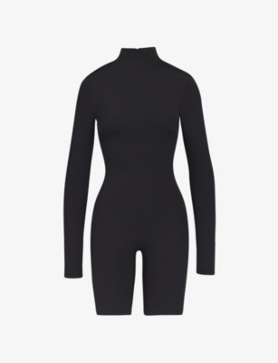 SKIMS All-In-One long-sleeved stretch-woven body