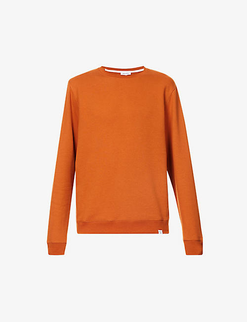 NORSE PROJECTS: Vagn brand-tab cotton jersey sweatshirt