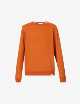 Vagn brand-tab cotton jersey sweatshirt