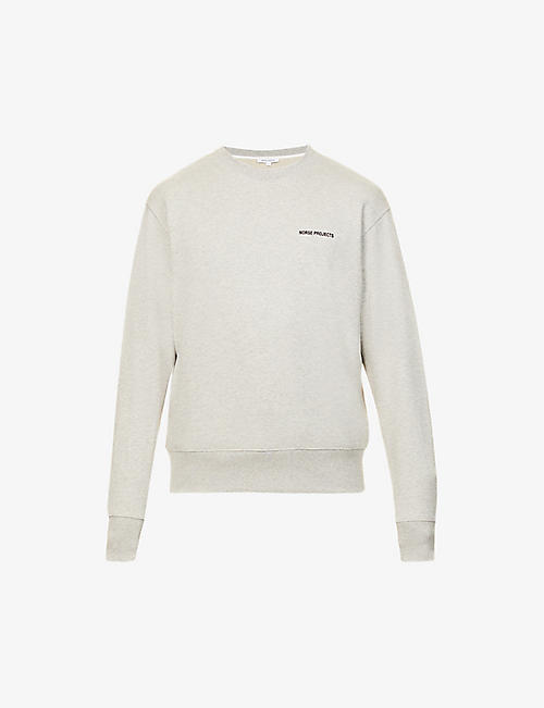 NORSE PROJECTS: Arne logo-print organic-cotton sweatshirt