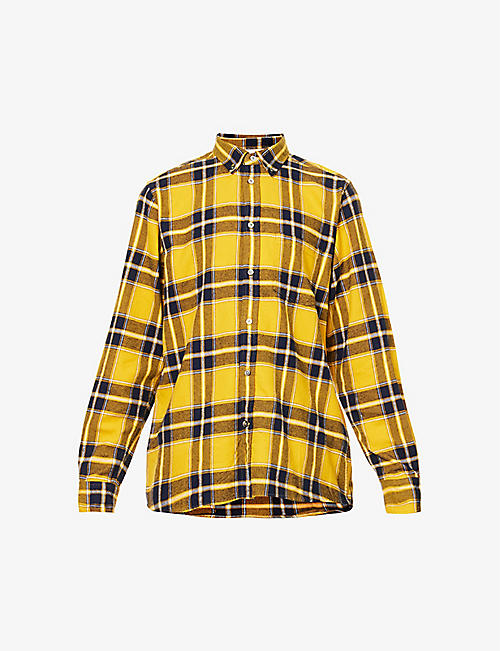 NORSE PROJECTS: Anton checked regular-fit organic-cotton shirt