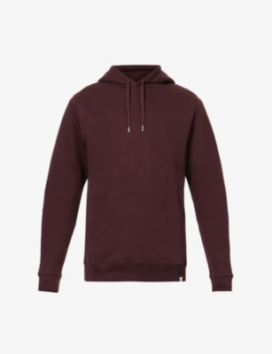 Vagn brand-tab organic-cotton hoody