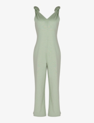 SWEATY BETTY - Harlow wide-leg cotton-blend jumpsuit | Selfridges.com