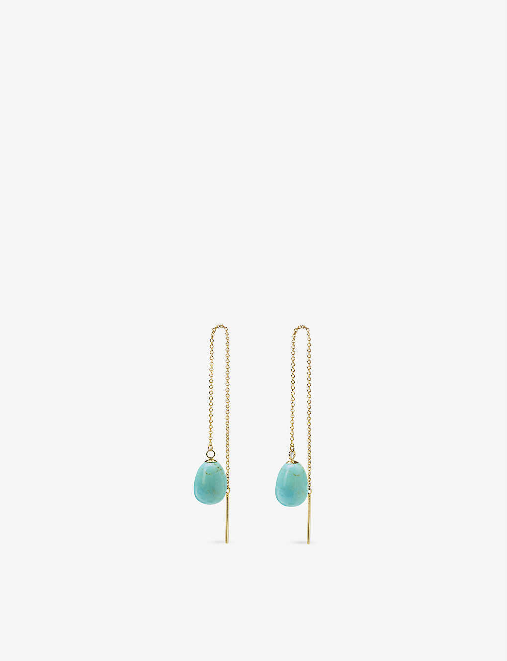 The Alkemistry Vianna 18ct Yellow Gold And Turquoise Drop Earrings