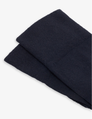 FALKE: Sensitive London textured stretch-cotton socks