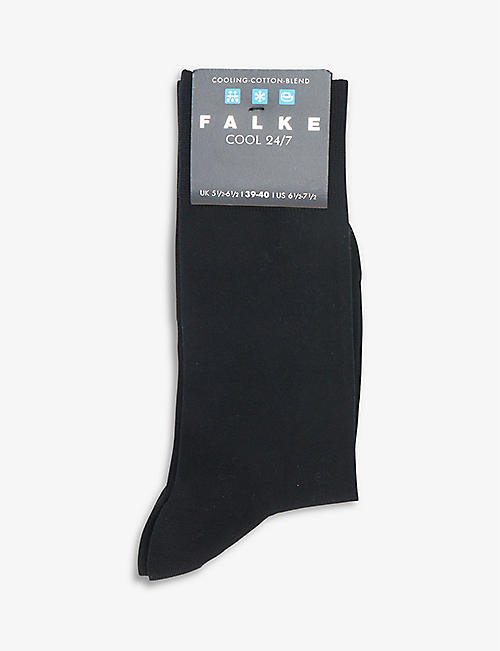 FALKE: Cool 24/7 logo stretch-cotton blend socks