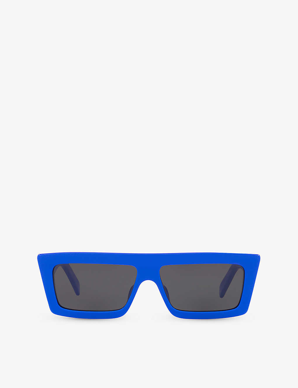 Celine Womens Blue Cl40214u Rectangle-frame Injected Sunglasses