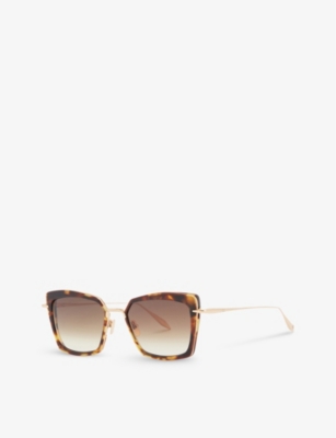DITA: DTS405 Perplexa butterfly-frame acetate sunglasses