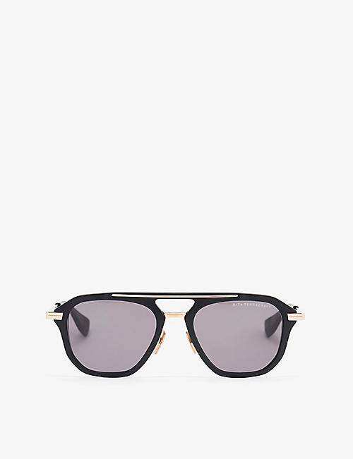 DITA: DTS416 Terracraft aviator-frame acetate sunglasses