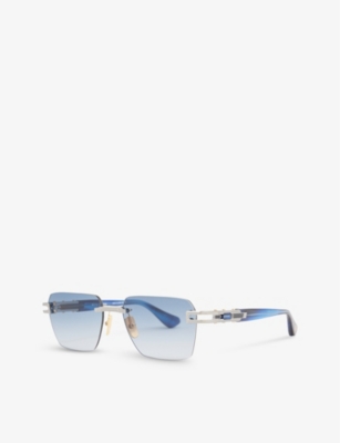 DITA: D4000423 square-frame metal sunglasses