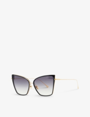 DITA: 21013 Sunbird butterfly-frame acetate sunglasses