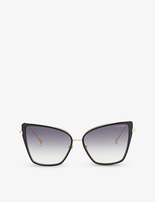 DITA: 21013 Sunbird butterfly-frame acetate sunglasses