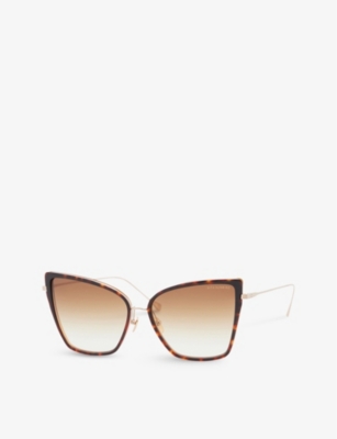 DITA: 21013 Sunbird butterfly-frame acetate sunglasses