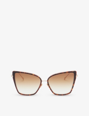 DITA: 21013 Sunbird butterfly-frame acetate sunglasses