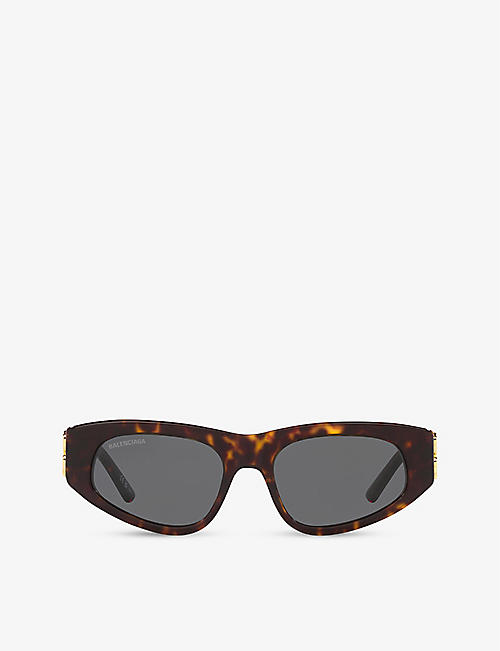 BALENCIAGA: BB0095S cat-eye frame acetate sunglasses