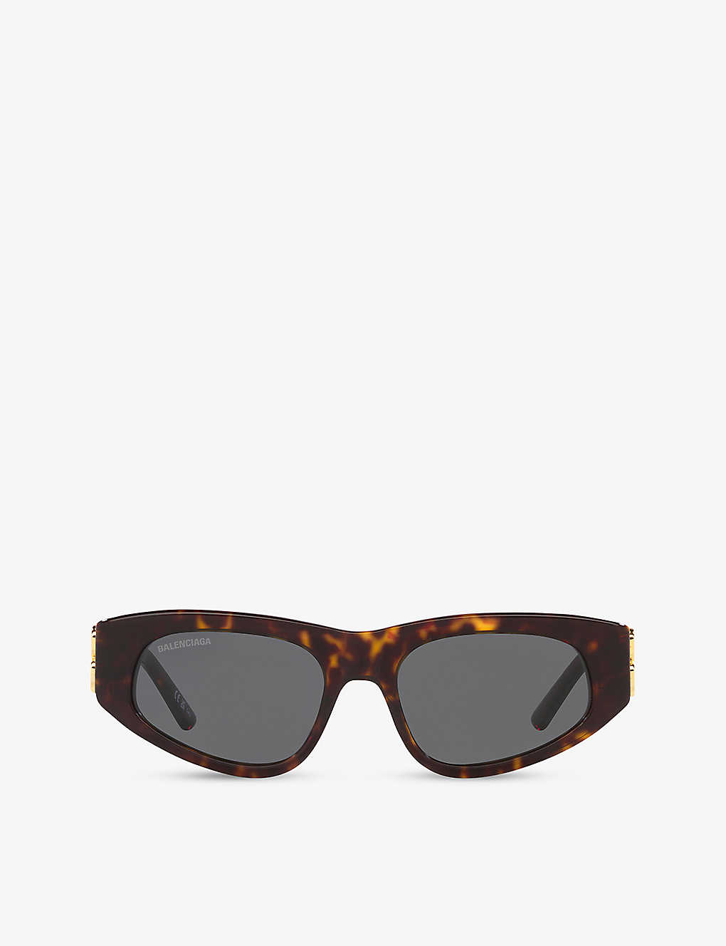 Balenciaga Womens Brown Bb0095s Cat-eye Frame Acetate Sunglasses