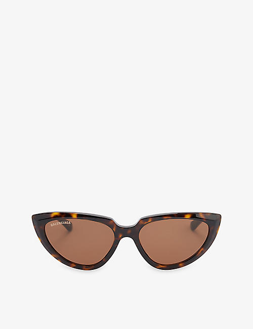 BALENCIAGA: BB0182S cat-eye acetate sunglasses
