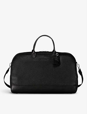 Aspinal Of London Leather Boston Holdall