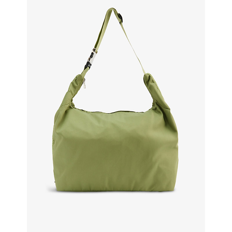 Arcs Hey Sling Recycled-polyester Cross-body Bag In Moss