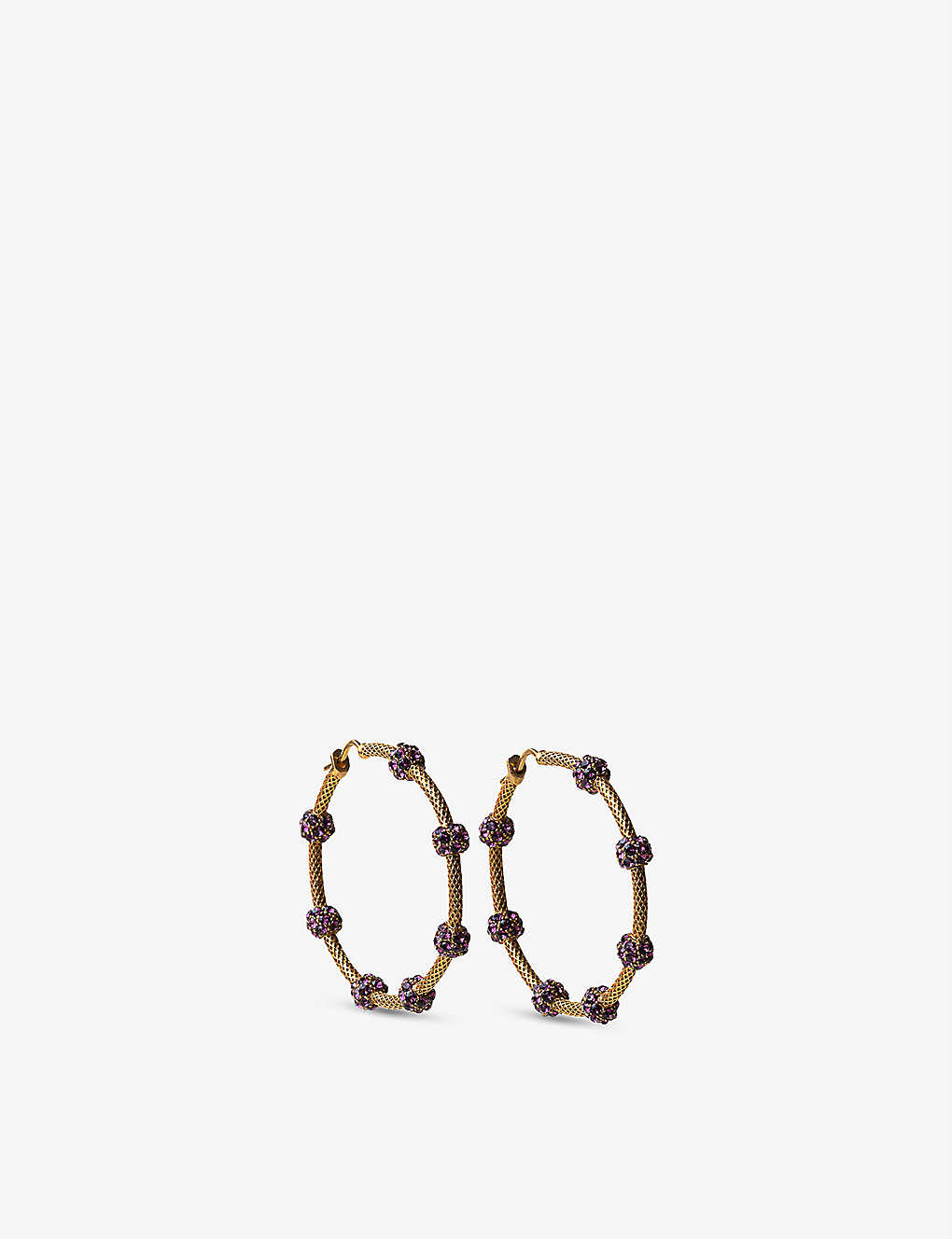 La Maison Couture Women's Amethyst Sonia Petroff 24ct Yellow Gold-plated Brass, Amethyst, And Swarov