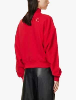 LOEWE Lips graphic-print cotton-jersey sweatshirt