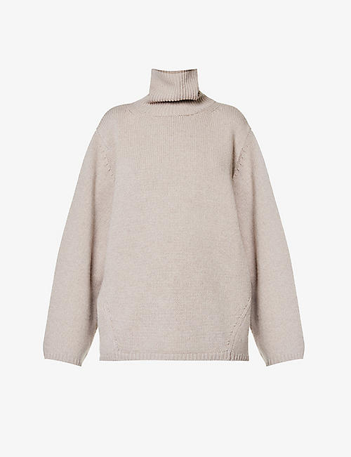 TOTEME: Turtleneck relaxed-fit wool-blend jumper
